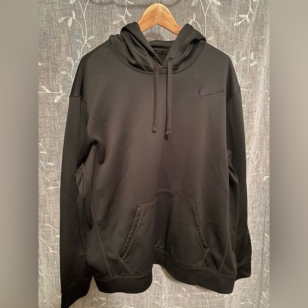 MENS Nike Therma-Fit Knockout  Hoodie CHARCOAL SIZE XL